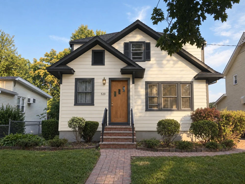 GPT Image 2.5 Flare AI-edited House exterior control